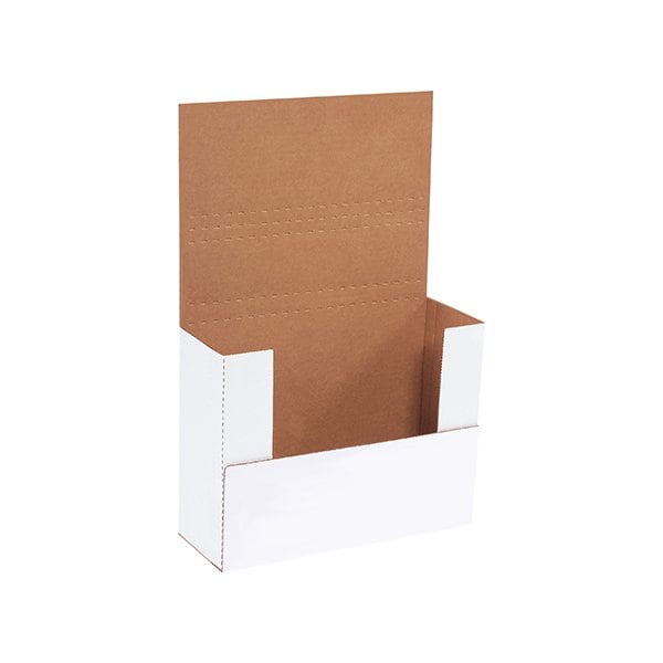 Bsc Preferred 11 1/8 x 8-5/8 x 4'' White Easy-Fold Mailers, 50PK BUY00017192 - main